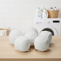 Boules de séchage en laine biologique de Nouvelle-Zélande personnalisées en gros, adoucissant pour le linge et réducteur d'électricité statique