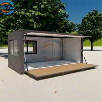 Maisons de cuisine modulaires préfabriquées WinFair Mexico, maisons conteneurs modernes pliables en kit pour fermes rurales