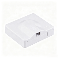 Boîtier terminal fibre optique FTTR 1 port ODP en ABS pour montage mural intérieur, compatible avec câble fibre invisible 0,9 mm 15-40 m, pour réseau télécom Indonésie