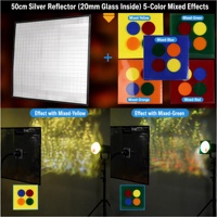 Panneau réflecteur flexible multi-miroirs Prime Focus 50 cm, modificateur optique réglable pour éclairage flash de studio