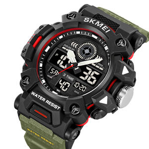 <span class=keywords><strong>SKMEI</strong></span> 2226 sportif robuste montre numérique pour hommes double affichage étanche mode extérieur pratique montre cadeau mâle horloge - Product Image 2