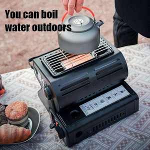 Réchaud à gaz portable en fonte (GPL/Butane, 3 kg) – Idéal pour le camping en extérieur, les camping-cars, la cuisson et les randonnées en famille - Product Image 4