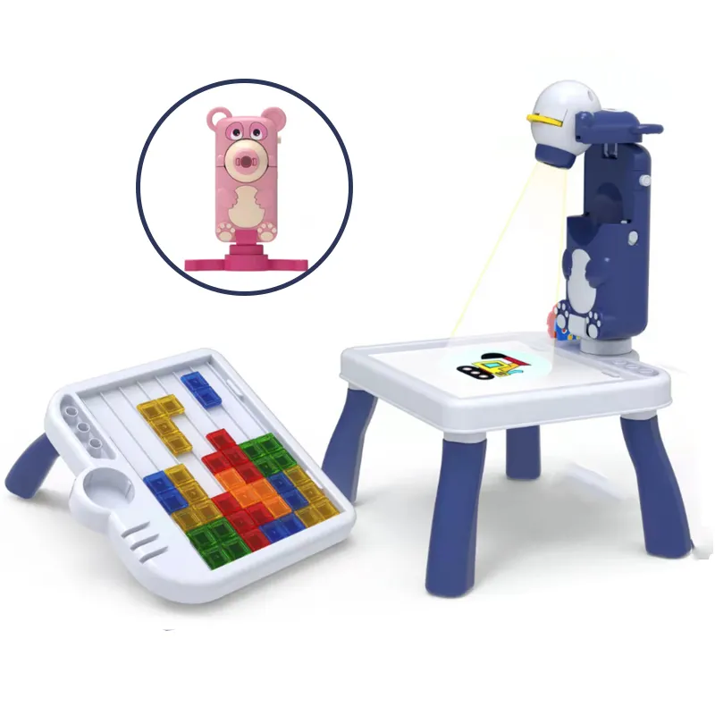 Projecteur de dessin portable pour enfants, tableau d'art, Led, ensemble de dessin