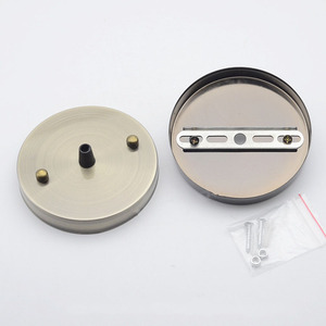 <span class=keywords><strong>Punta</strong></span> de sartén de techo, disco sentado, chasis de hierro forjado, base de candelabro para restaurante, accesorios de fijación de iluminación - Product Image 3