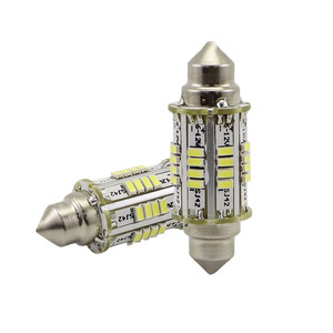 Ampoule <span class=keywords><strong>LED</strong></span> 3W Super Lumineuse 6V <span class=keywords><strong>12V</strong></span> 42mm Festoon 211-2 212-2 <span class=keywords><strong>pour</strong></span> la Restauration Intérieure de Voitures Vintage Éclairage Automobile Classique - Product Image 4