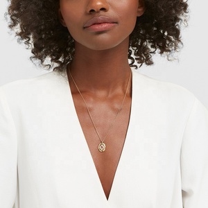 Gemnel-collar plata de primera ley y Circonia cúbica para mujer, Gargantilla, plata esterlina 925, Circonia cúbica, zirconia, circonita, zirconita, circón, dorado, plateado - Product Image 6