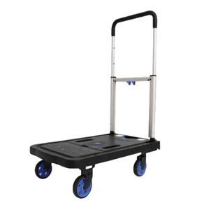 Carro de aluminio Camión de mano 135KG Carritos de compras de <span class=keywords><strong>cart</strong></span>ón Almacenamiento multifuncional Carro móvil Carro de plataforma - Product Image 4
