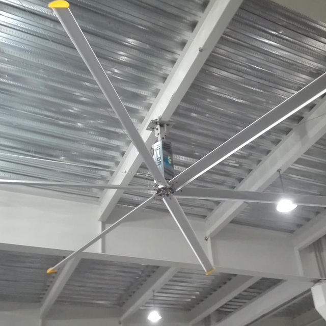 24 Feet Low Noise Warehouse Factory Gearbox Large Industrial Ceiling Fan