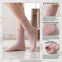 Chaussettes en laine mérinos personnalisées, chaussettes thermiques respirantes et confortables, fabricant OEM ODM, étiquette privée, vente en gros