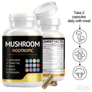Capsules Focus pour Enfants en Gros, 60 Comprimés, Crinière de Lion, Cordyceps, Reishi, Champignon Naturel, Stimulant Cérébral, Aliment de Qualité Alimentaire, OEM - Product Image 3