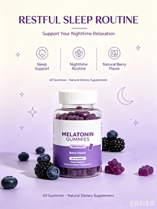 DISPONIBILE: Caramelle Gommose alla Melatonina 30mg per Adulti, Senza Zucchero, Massima Potenza, con Magnesio, Vitamina B6, GABA e Miscela Botanica - Product Image 3