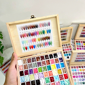 CHAORY Nouveau Kit de Gel <span class=keywords><strong>UV</strong></span> 1g 60 Couleurs Multicolores Gel Solide Pat Pat Non Toxique Utilisation en Salon DIY <span class=keywords><strong>Lampe</strong></span> LED Vente en Gros pour Nail Art DIY - Product Image 2