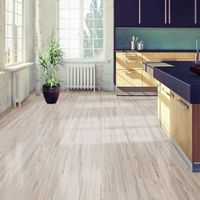 Plancher en plastique LVP de parquet de PVC de tuile de planche de vinyle auto-adhésif d'aspect bois de longévité pour l'appartement