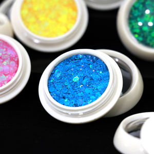 Pó Corporal Holográfico à Prova d'Água com Logo Privado GP, Cosmético Pigmentado Forte, <span class=keywords><strong>Glitter</strong></span> Chunky Duo-chrome - Product Image 4