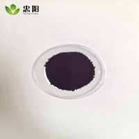 Pigment organique ZHONGYANG, poudre violet bleuâtre, violet 23, adapté à la finition du cuir et à diverses applications de peinture
