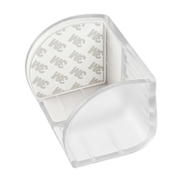 Protector de Esquinas de Ventana de Silicona de Grado Alimenticio para la Seguridad del Bebé, Protector de Esquinas Suave Anticolisión para Niños