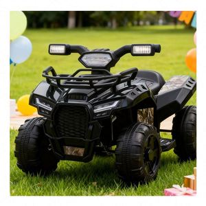 Voiture Éducative à 4 Roues en Plastique Durable pour Tout-Petits, Jouet pour Enfants Alimenté par Batterie avec Ceinture de Sécurité et Roues LED, Amusement Intérieur/Extérieur - Product Image 4