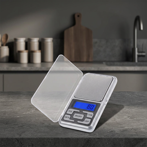 Báscula Digital de Bolsillo de Alta Precisión 0.1g 0.01g, Capacidad de 500g, Funciona con Batería, Báscula de Gramos para Joyería de Oro - Product Image 3