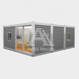 Стильная 2-этажная огнестойкая стальная резиденция | Дизайн зеленого капсульного дома с деревянной каютой и большой террасой - Product Image 1