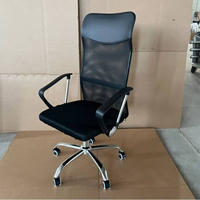 Chaise de bureau gamer moderne réglable en maille avec structure métallique et base pivotante