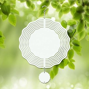 กังหันลมแบบซับลิเมชั่น DIY สองด้าน ขนาด 8 นิ้ว 10 นิ้ว สำหรับตกแต่งสวน - Product Image 2