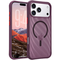 Funda Protectora Híbrida de TPU y PC, Translúcida, Mate, Magnética, Antigolpes, Delgada, con Cobertura Total para iPhone 18 17 Pro Max