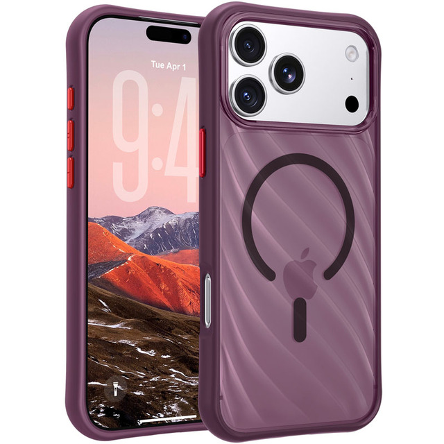 TPU PC Hybrid Translucent Matte Skin Feel Magnetic Shockproof Slim Case Full Coverage Protective Cover for iPhone 18 17 Pro Max