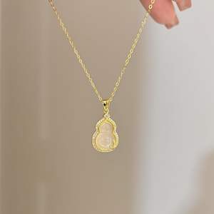 Collar de Perlas con Hebilla de Lingote de Oro Retro Clásico de Alta Gama, Accesorio de Moda Coreano, Favorito de los Bloggers de Instagram - Product Image 4