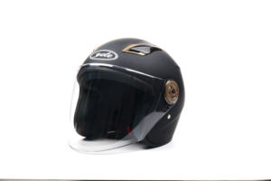 Casco de Moto para <span class=keywords><strong>Mujer</strong></span>, Estilo Retro, Abierto 3/4, Protector, Negro, a Precio Económico y Personalizable - Product Image 4