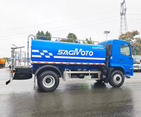 Camión Cisterna SHACMAN HOWO 4x2, Vehículo Multiusos para Lavado de Carreteras y Jardinería, Equipado con Cañón de Agua Giratorio