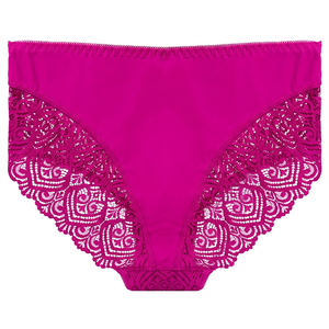 Ropa Interior Sexy para Mujer Madura, Pantalones Cortos Sin Costuras, Transparentes, con Bordado de Encaje, Lencería Sexy de Encaje para Mujer - Product Image 3