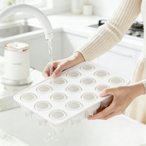 <b>Silicone</b> Cake Mold 15 Cavity 3D Pear Shape <b>Baking</b> Utensil For French Dessert Mousse Jelly Cake Making - Product Image 1