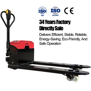 Xe tải Pallet điện với pin ổ đĩa động cơ bánh xe 1.5 2 tấn Pallet Trailer nâng cao quý nâng di động đi bộ Pallet jack - Product Image 3
