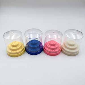 Caja de esterilización para fresas dentales con 48 orificios, caja para cabezales de pulido de carburo de tungsteno, cabezal de pulido de baja velocidad y caja, de tres capas - Product Image 3