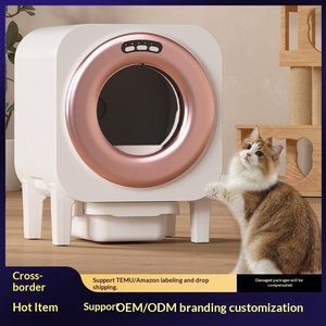 Nueva Caja de Arena Inteligente <span class=keywords><strong>para</strong></span> <span class=keywords><strong>Gatos</strong></span> con Sensor Infrarrojo, Bajo Ruido, Aire Fresco Externo, Autolimpieza, Gran Capacidad y Protección Anti-Pellizcos - Product Image 2