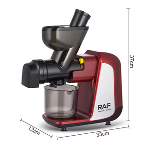 Exprimidor de Prensado Rojo de Gran Calibre para Uso Doméstico con Potente Motor de Cobre, Separación Automática de Pulpa y Jugo, Fácil de Lavar - Product Image 3