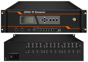 Système de passerelle IP de diffusion en continu DP601 pour <span class=keywords><strong>IPTV</strong></span>, pour sites multiples à distance, système de télévision numérique ISDB-T, système analogique CATV NTSC - Product Image 3