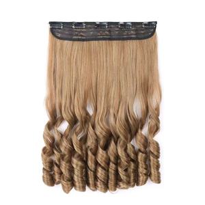 Extension de cheveux synthétiques bouclés à 5 clips, style français, pour femme, pour salon de coiffure, ajoute du volume - Product Image 5