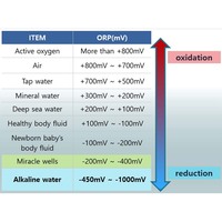 Ioniseur d'eau alcaline électrique anti-oxydant en plastique fabriqué au Japon avec filtre à charbon actif argenté, ORP max. -450 mV, pour comptoir domestique