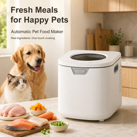 Machine à nourriture pour animaux de compagnie intelligente OEM 4,2 L, cuiseur automatique pour animaux de compagnie, nettoyage automatique, faible bruit, machine à recettes pour animaux de compagnie