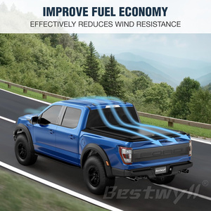 BESTWYLL Couverture De Lit Rolling Boot Roller Lid Pickup Truck Bed Manual retráctil Tonneau Cover para Dodge Ram 1500 2019 K22 - Product Image 4