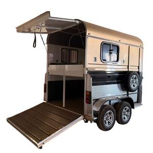 Remolque <span class=keywords><strong>para</strong></span> <span class=keywords><strong>2</strong></span> <span class=keywords><strong>Caballos</strong></span> con Frenos, Utilizado <span class=keywords><strong>para</strong></span> el Transporte de <span class=keywords><strong>Caballos</strong></span>, También Cuenta con Paneles Resistentes a la Corrosión y Rampas - Product Image 1