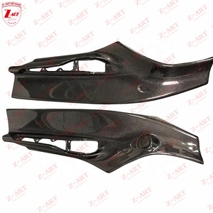 Z-ART Garniture intérieure en fibre de carbone pour Ferrari 488 GTB Spyder 2015-2019, couvre-tableau de bord en fibre de carbone, pièces de style intérieur - Product Image 5