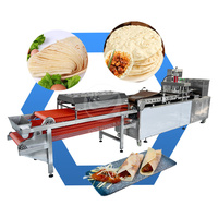 Ligne de production automatique de machines à pain arabe, machines industrielles pour la fabrication de tortillas, roti, chapati, shawarma, pain libanais
