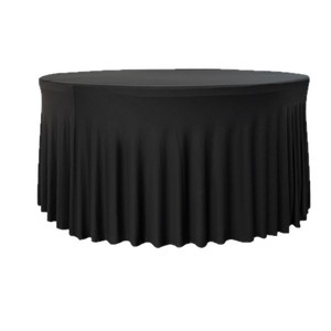 Fani Set di 10 Tovaglie Moderne in Poliestere Avorio da 90 Pollici, Resistenti alle Macchie e alle Pieghe, Lavabili, per Matrimoni/Feste/Buffet - Product Image 1