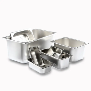 NANSHENG Récipient alimentaire en acier inoxydable 1/1 GN personnalisé de qualité alimentaire pour hôtel, banquet, <span class=keywords><strong>pas</strong></span> <span class=keywords><strong>cher</strong></span> et personnalisé - Product Image 1