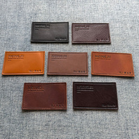 Étiquettes en cuir PU/véritable avec logo et couleur personnalisés, logo gravé au laser, patchs en relief pour jeans, sacs, vêtements et vêtements de mode