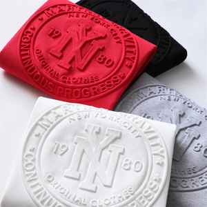 2023 <strong>T</strong>-<strong>shirt</strong> Manufacturers Custom logo 100% Cotton Embossed Print <strong>3d</strong> Emboss Printing Men <strong>T</strong>-<strong>shirt</strong> Embossing Tee <strong>Shirt</strong> - Product Image 6