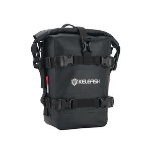 Heavy Duty Rain Waterproof Roll <b>Top</b> Backpack <b>Reflective</b> Side Hiking Touring Motorcycle Fender Bag Zipper Closure Floating Bag - Product Image 1