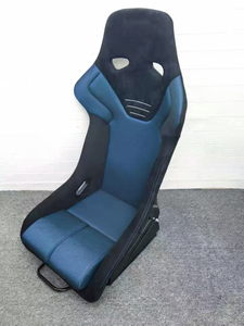 Asiento Deportivo Personalizable Tipo <span class=keywords><strong>Recaro</strong></span> de Gamuza con Respaldo de Fibra de Carbono, Compatible con <span class=keywords><strong>Renault</strong></span> Megane RS, Clio RS y Otros Autos - Product Image 5